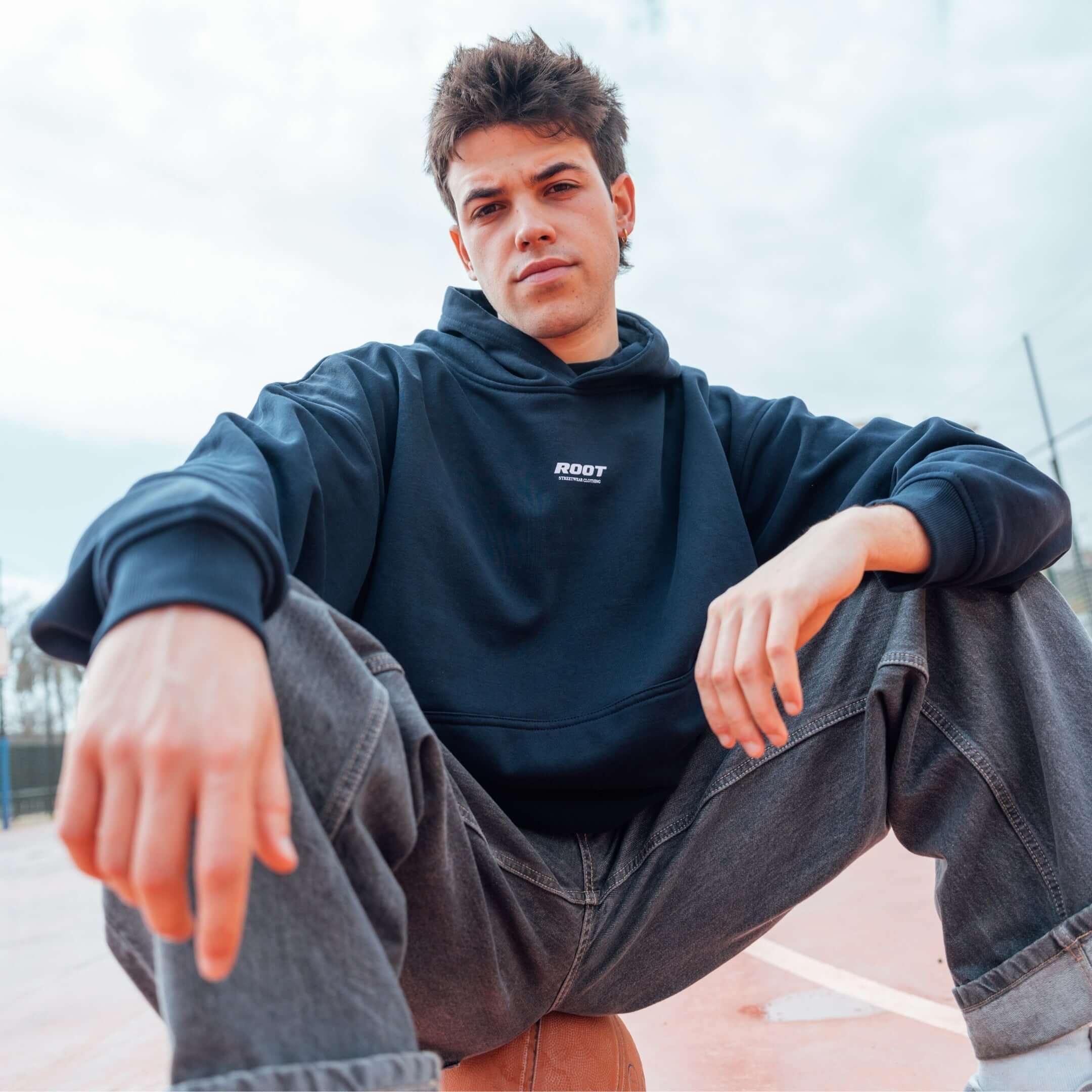 SUDADERA PIS AZUL ROOT