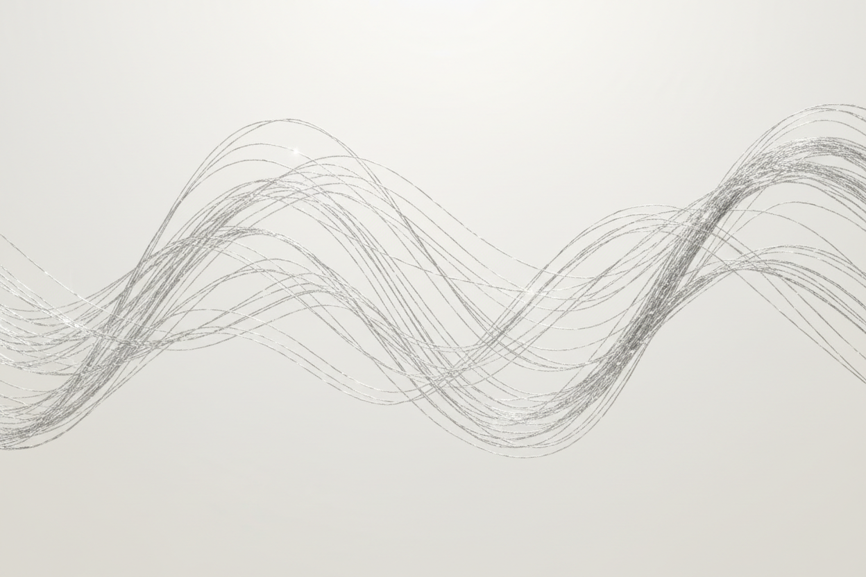 representacion del lurex plata pero minimalista